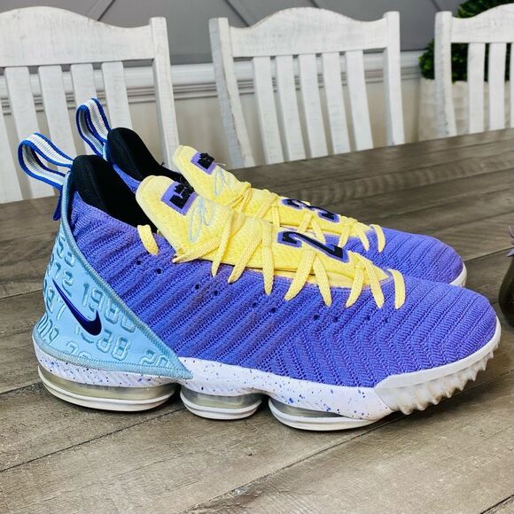 Nike LeBron 16 Lakers Heritage Men’s Size‎ 12 - Picture 1 of 6